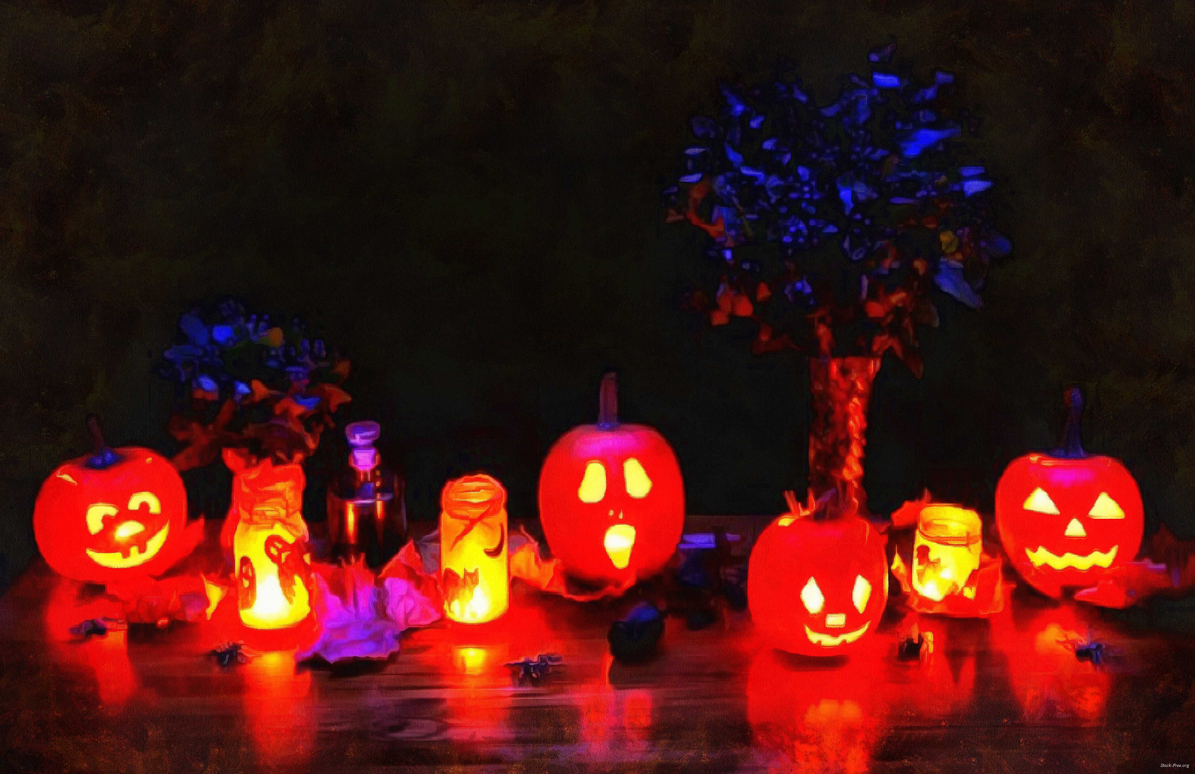 lanterns, lights, light, lamp, lantern, pumpkin, night, holiday, skull, halloween, - stock free images, public domain, free images, download images for free, public domain photos, free stock image