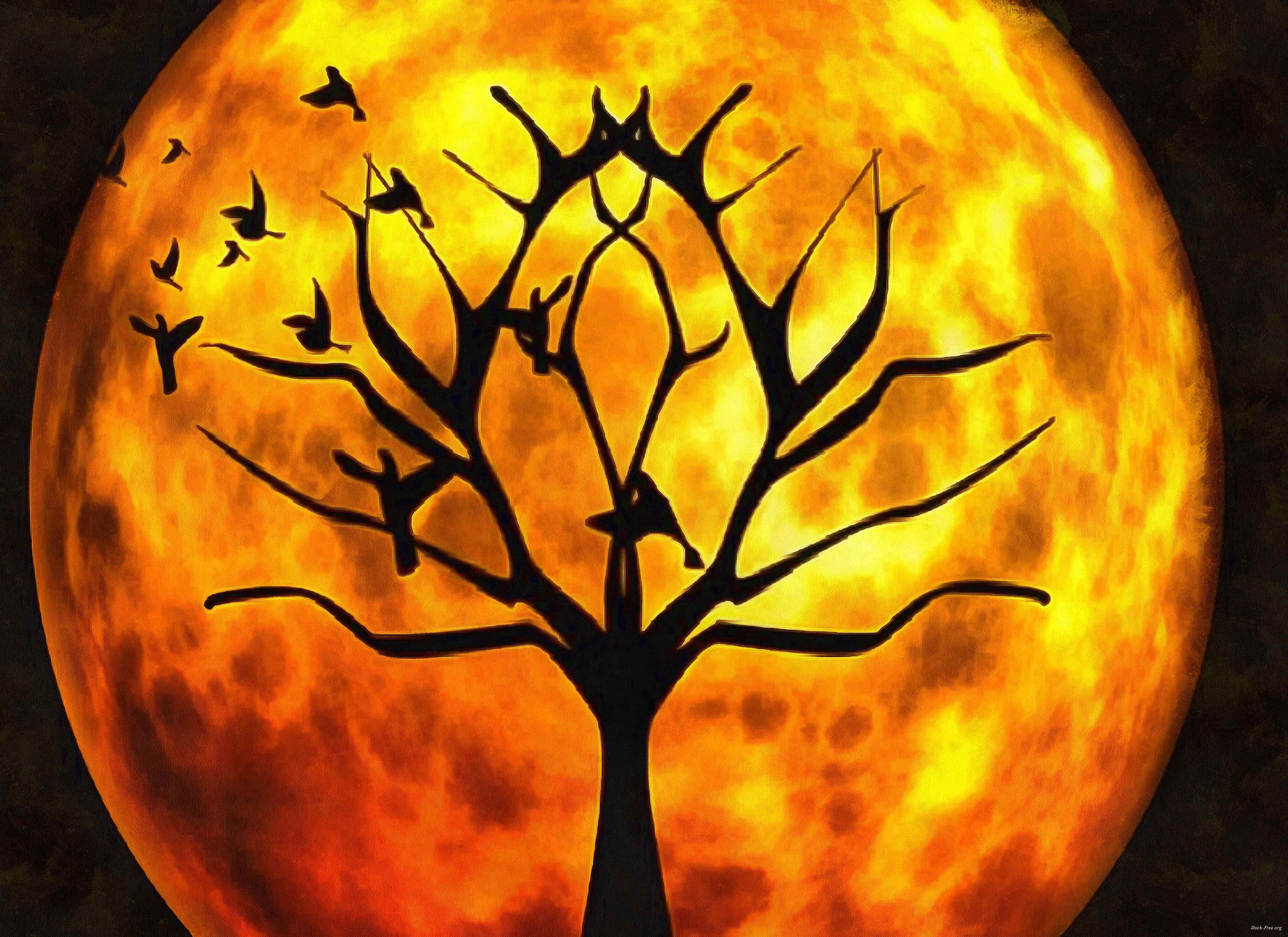 halloween, holiday, moon, happy halloveen, castle, spooky - halloween, free stock photos, public domain images, stock free images, download for free