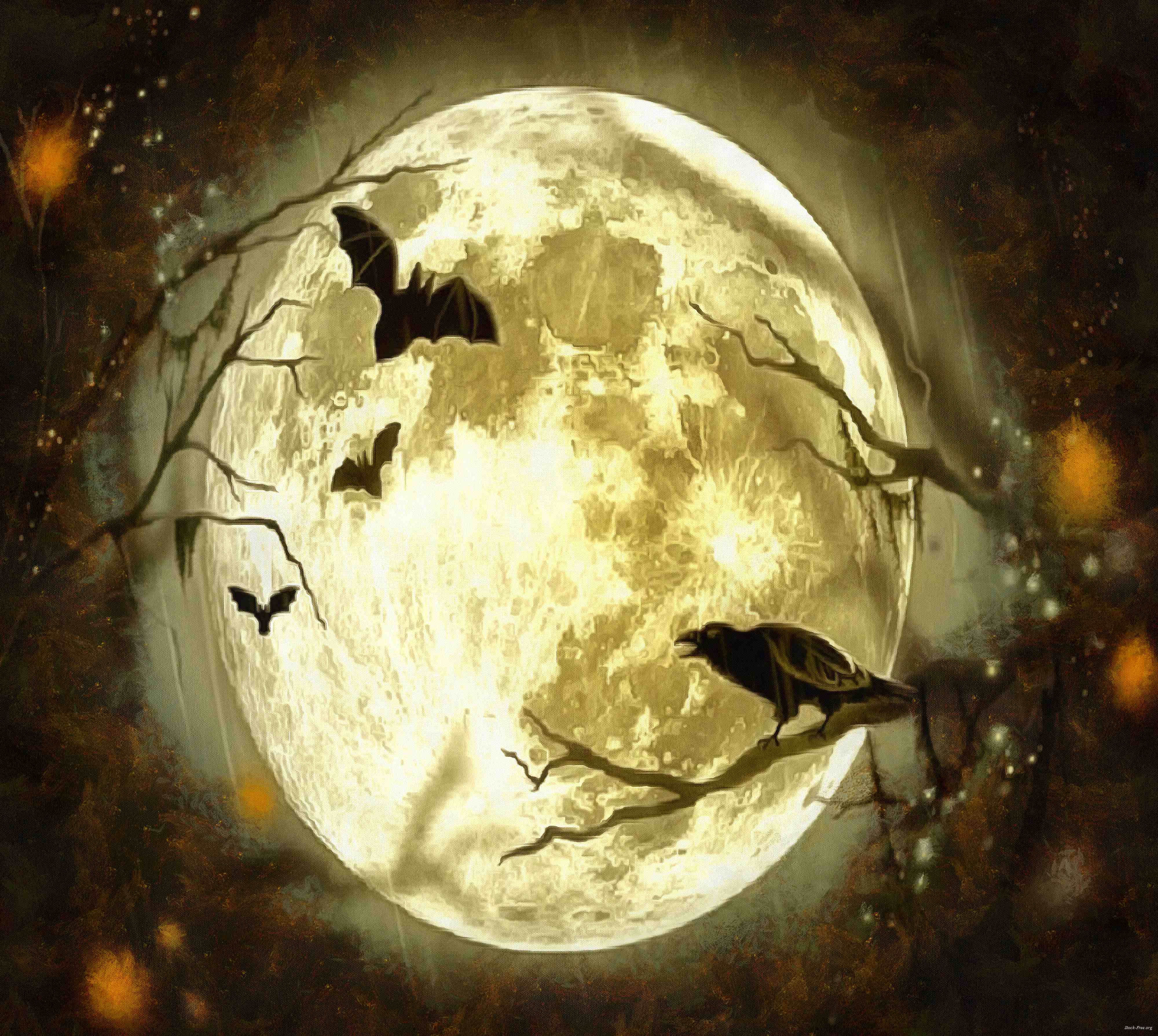 halloween, holiday, moon, happy halloveen, castle, spooky - halloween, free stock photos, public domain images, stock free images, download for free