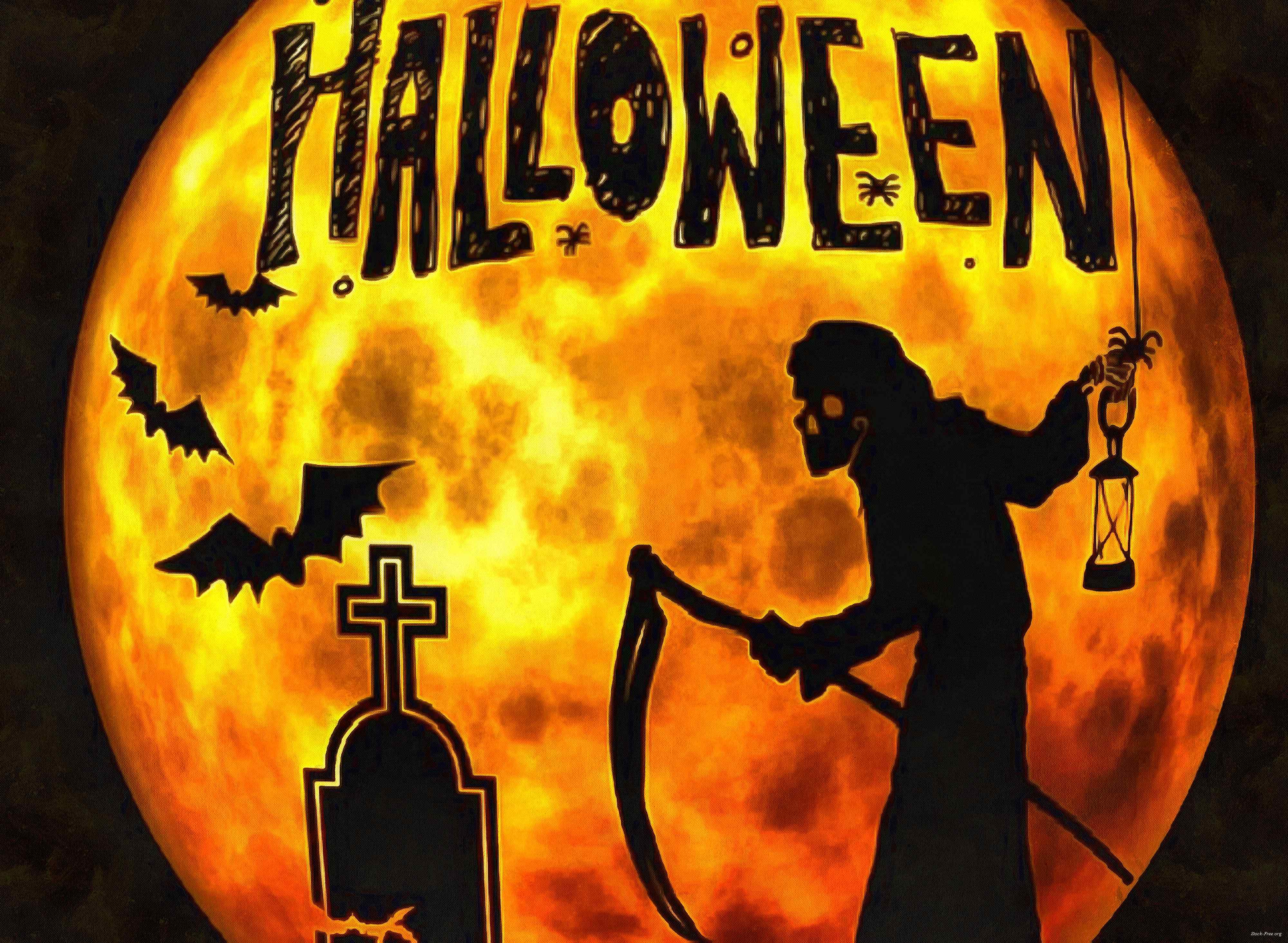 halloween, holiday, moon, happy halloveen, castle, spooky - halloween, free stock photos, public domain images, stock free images, download for free