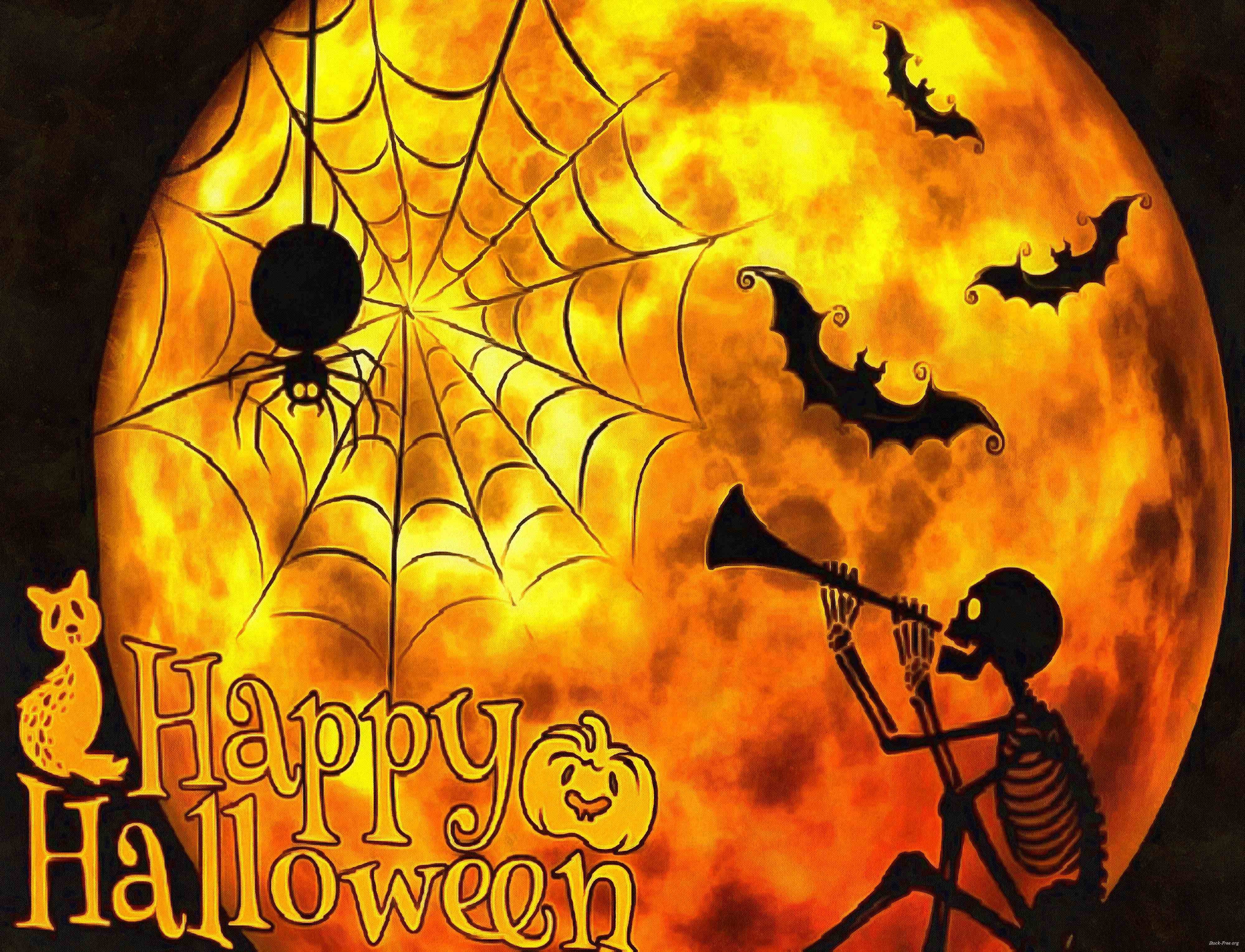 halloween, holiday, moon, happy halloveen, castle, spooky - halloween, free stock photos, public domain images, stock free images, download for free