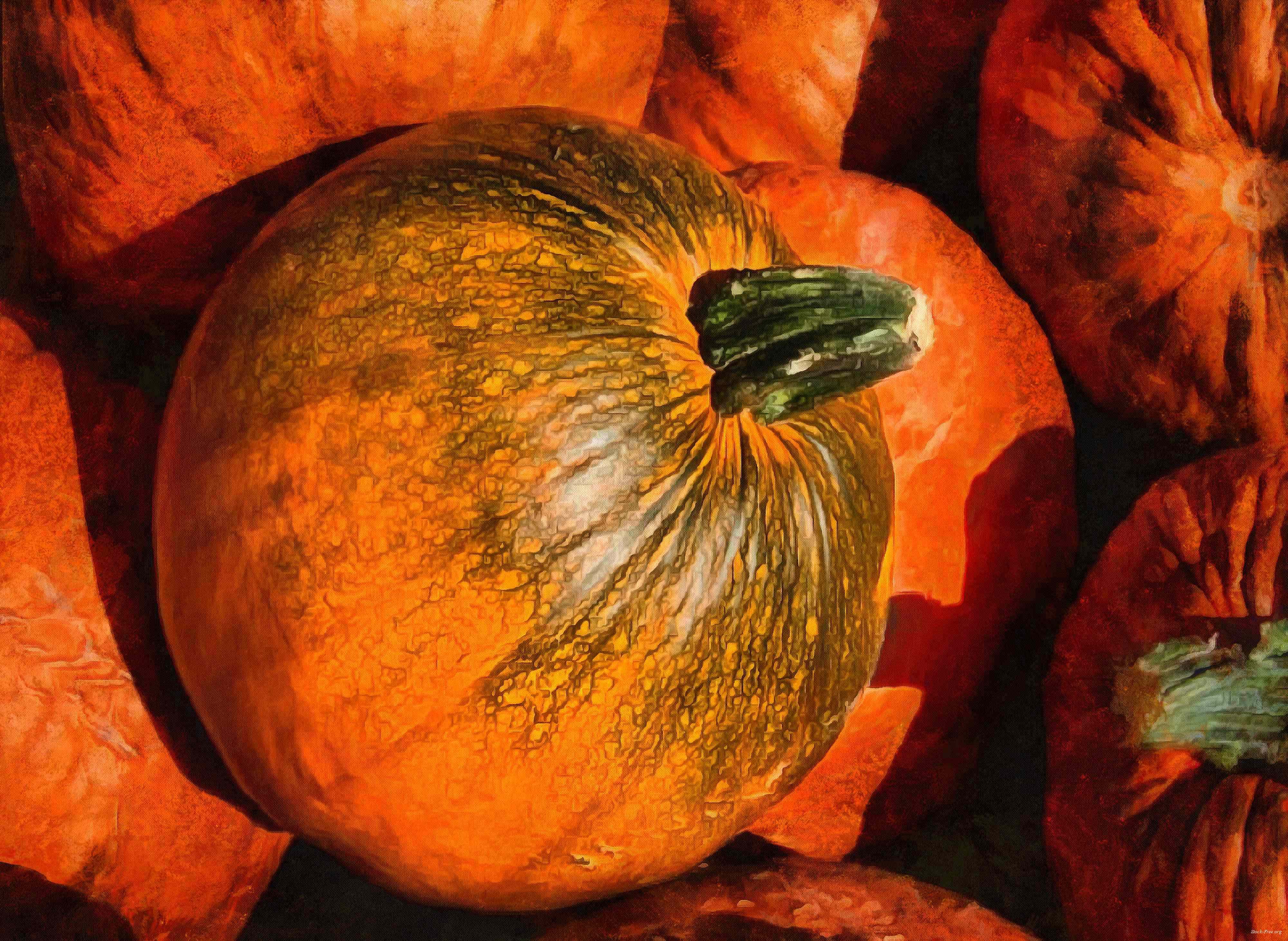 сelebration, pumpkin, holiday, lots of pumpkins, garden, spooky, halloween -  stock free photos, public domain images, download free images, free stock images, public domain