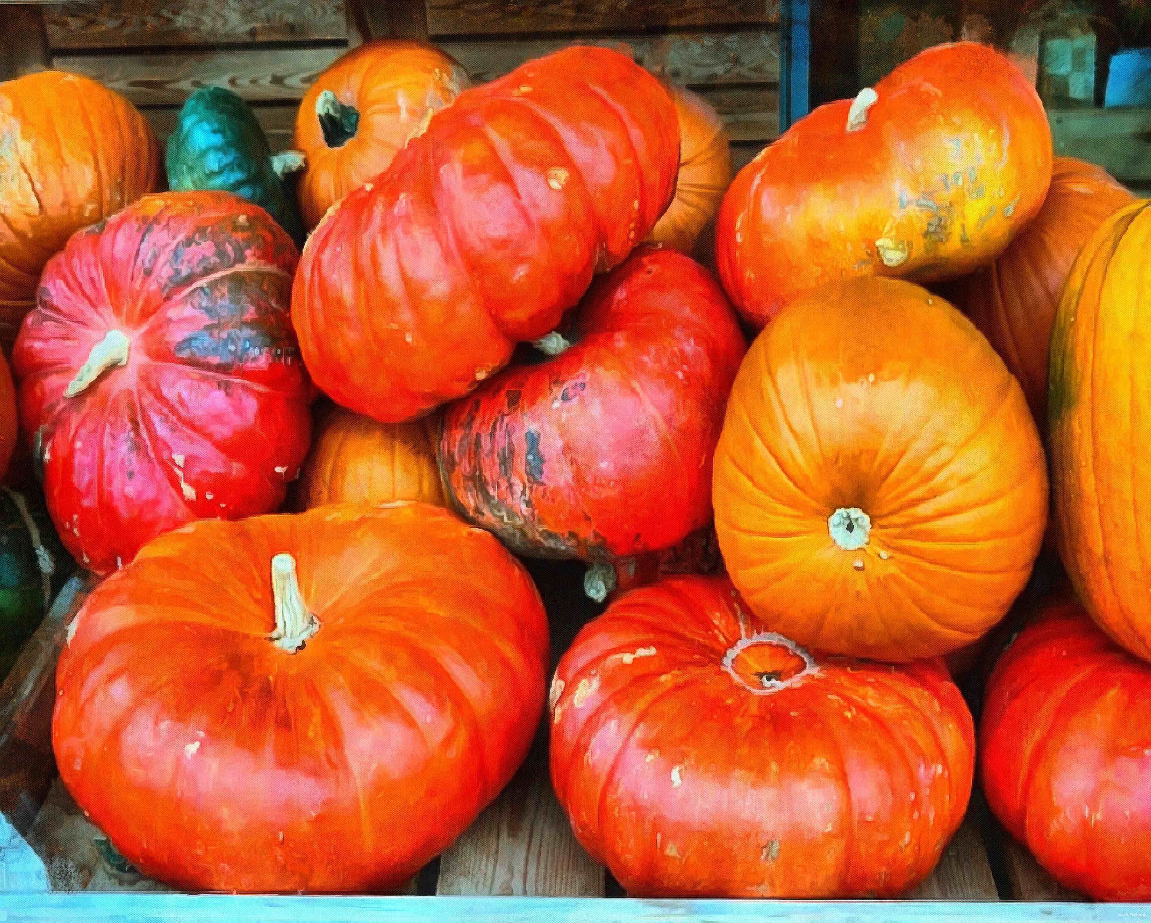 pumpkin, wheelbarrow, cart, trade, tray, stall, holiday, lots of pumpkins, garden, spooky, halloween -  stock free photos, public domain images, download free images, free stock images, public domain