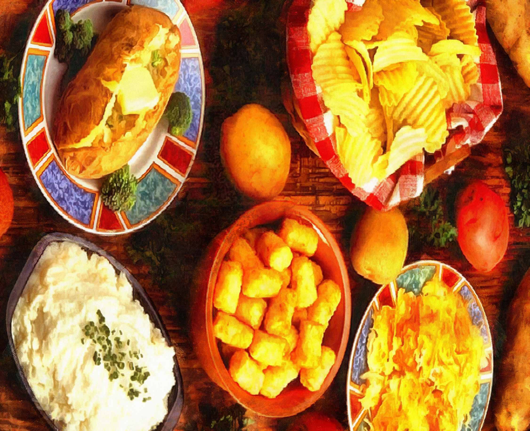 holiday table, potato, food, table,