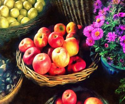 crop, apples, holiday, fruit, wealth, summer,