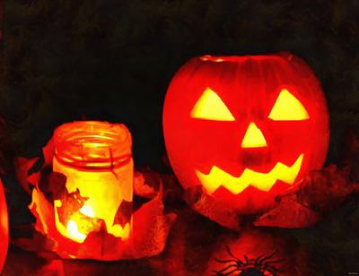 candle, pumpkins, holiday, smile, candle, Halloween pumpkin