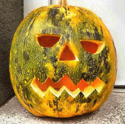 carved pumpkin, teeth, smile, candle, pumpkin, All Saints' Day, pumpkin ...