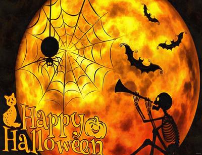 halloween, holiday, moon, happy halloveen, castle, spooky - halloween, free stock photos, public domain images, stock free images, download for free 