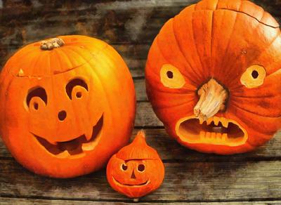 friendly faces, smile, pumpkins, vegetable, celebration, Pumpkin, halloween