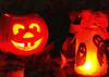 candle, pumpkins, holiday, smile, candle, Halloween pumpkin