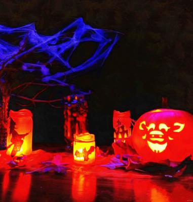 lanterns, lights, light, lamp, lantern, pumpkin, night, holiday, skull, halloween, - stock free images, public domain, free images, download images for free, public domain photos, free stock image 