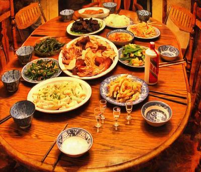 table, feast, festive table, Thanksgiving Day, a holiday